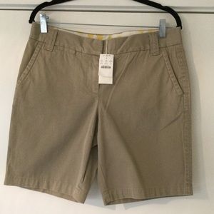 ✅ NWT J Crew women’s Chino shorts